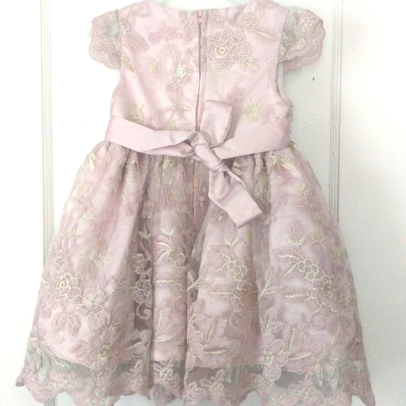 Rare Editions Toddler Girl Lace Dress - Picture 2 of 11